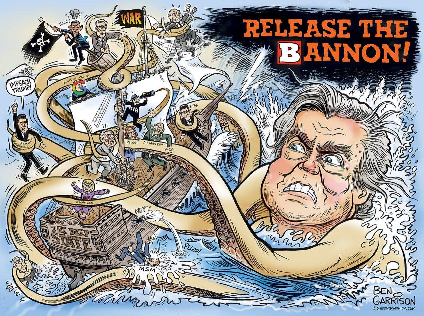 New Ben Garrison Cartoon Release The Bannon Us Judge Dismisses