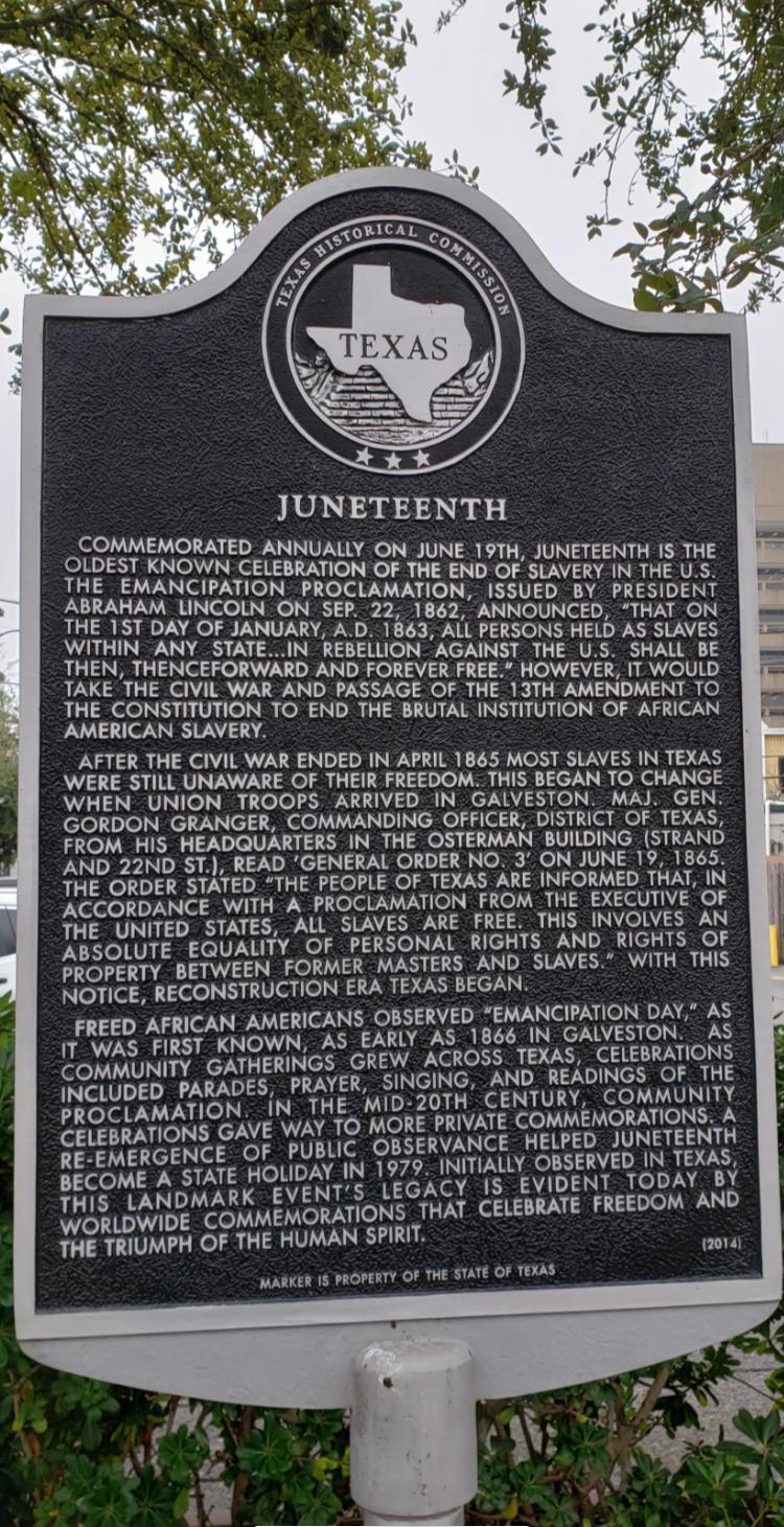 A little something about Emancipation Day. A historical marker placed